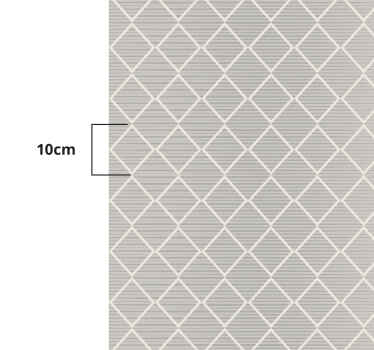 Düzensiz gri eşkenar dörtgen geometrik vinil kilim - TenStickers