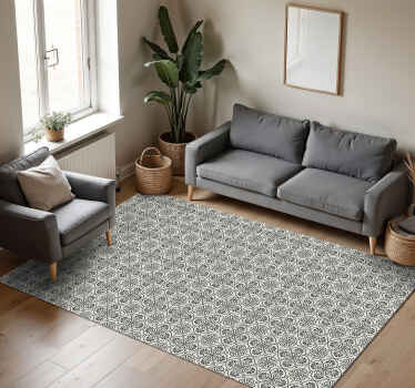 Vinyl Teppich Mosaik elegantes Mosaikmuster - TenStickers