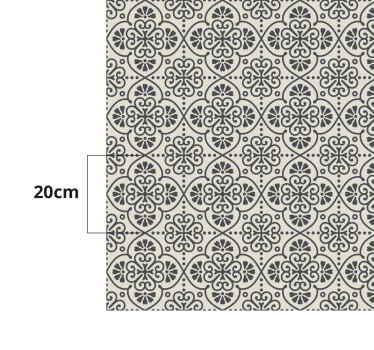 Vinyl Teppich Mosaik elegantes Mosaikmuster - TenStickers