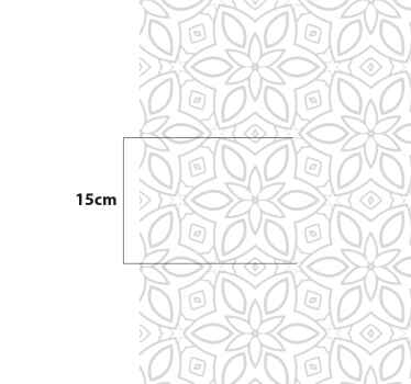 Kitchen Symmetry kitchen vinyl rug - TenStickers