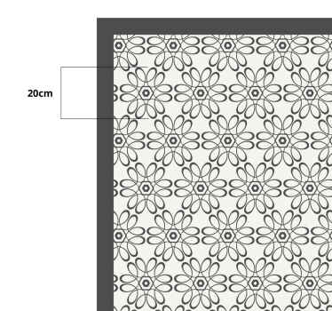Plant and sheet modern rug - TenStickers