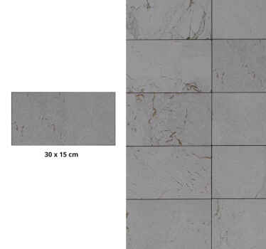 Betoninen kollaasi Tekstuuri vinyylimatto - Tenstickers