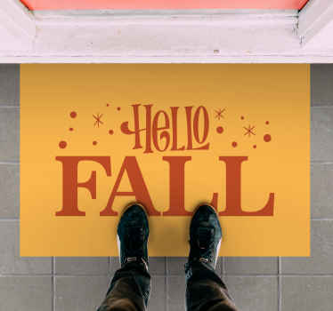 Pozdravljeni, jesenski napisi, oblikovanje vhodnih hodnikov - TenStickers