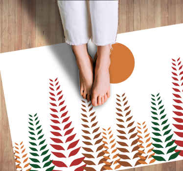 Casual Californian style minimal rug - TenStickers