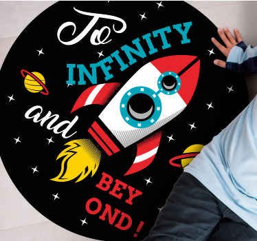 στο άπειρο και πέρα από το σύγχρονο χαλί - TenStickers