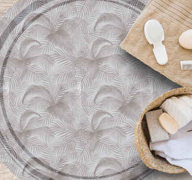 Alfombra vinílica flores superposición botánica - TenVinilo