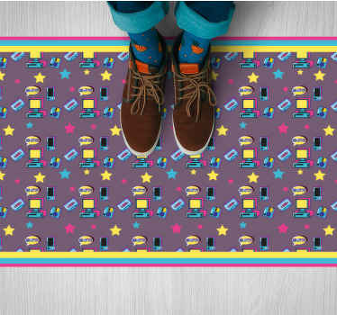 rôzne vinylové koberce pre deti farebné technické hračky - Tenstickers