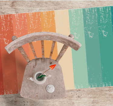 Colorful Striped Layers minimalistic rug - TenStickers