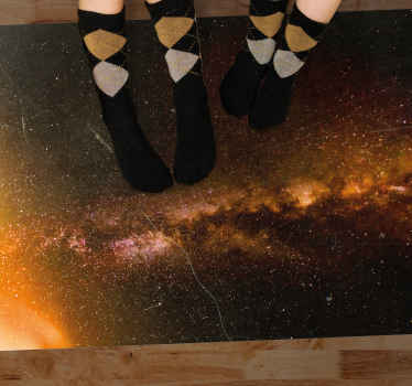 Vinyl Teppich Sterne kosmische galaxienansicht - TenStickers