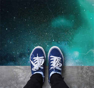 Vinyl Teppich Sterne kosmische galaxie farbton - TenStickers