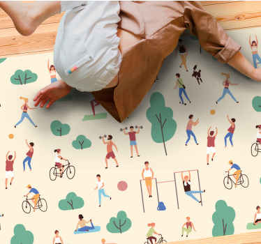 rôzne vinylové koberce pre deti aktívne herné scény - Tenstickers