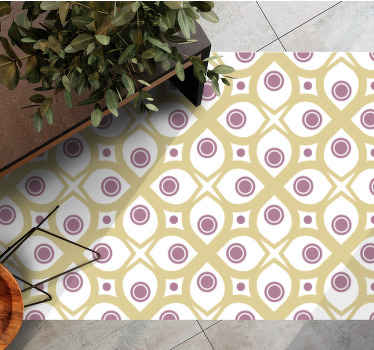 Vinil podovi mozaik uzorak geometrijskih krugova - TenStickers