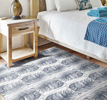 Yndefulde blade natur vinyl tæppe - TenStickers