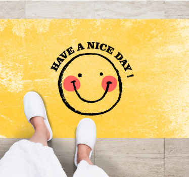 Lep dan še naprej! vinilne preproge z napisom - TenStickers