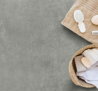 Tapis vinyle marbre surface grise élégante - TenStickers