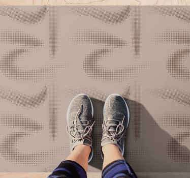 Mehki teksturirani vrtinci Vinilna preproga za dnevno sobo - TenStickers