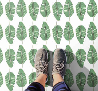 Overdådigt bladmotiv natur vinyl tæppe - TenStickers