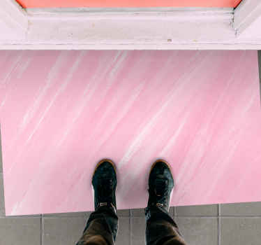Gentle Pink Marble pink rug - TenStickers