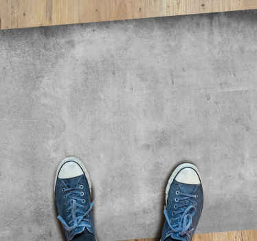 Cement slidt design "industriel stil" tæppe - TenStickers