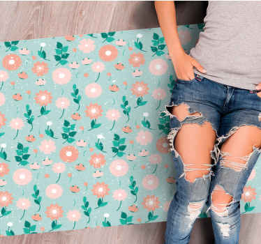 Vinil podovi cvijeće i biljke cvjetni proljetni uzorak - TenStickers