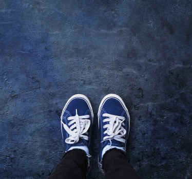 Tapete azul de textura de concreto de estilo industrial - TenStickers