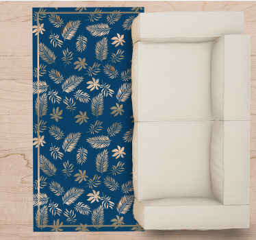 Vinil podovi cvijeće i biljke uzorak tropskog lišća - TenStickers