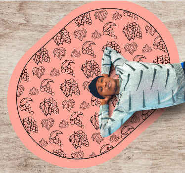 Vinil podovi cvijeće i biljke botanički uzorak grožđa - TenStickers