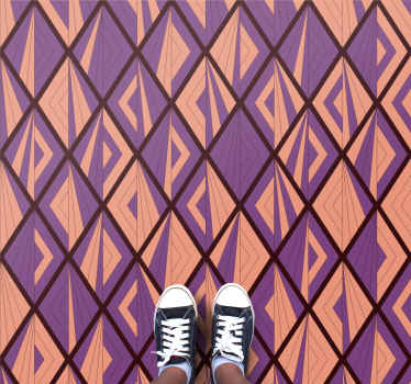 Geometric Pattern Harmony geometric vinyl rug - TenStickers