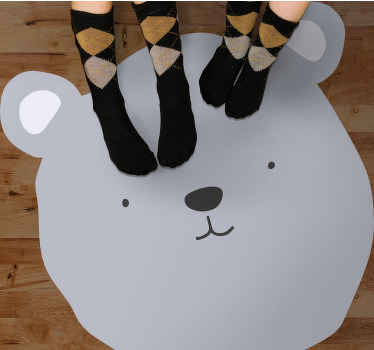 Dywan winylowy dla dzieci urocza kreskówka niedźwiedzia - TenStickers