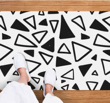 Soyut üçgen geometrik pvc halı - TenStickers