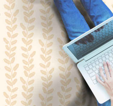 vinil szőnyeg virágok és növények botanikai minta - TenStickers