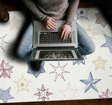 φυσικό χριστουγεννιάτικο χαλί βινυλίου - TenStickers