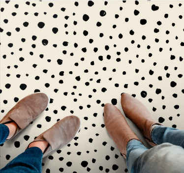 Vinyl Teppich Textur gepunkteter musterstil - TenStickers