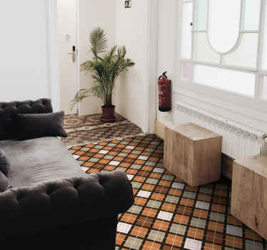 Mosaic Pattern Style tile carpet - TenStickers