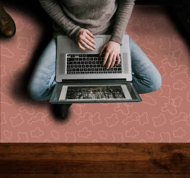 τερακότα ακανόνιστα cercles γεωμετρικά χαλιά - TenStickers