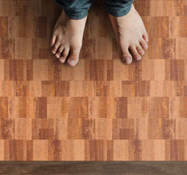 Parketti illuusio puu aiheinen vinyylimatto - Tenstickers