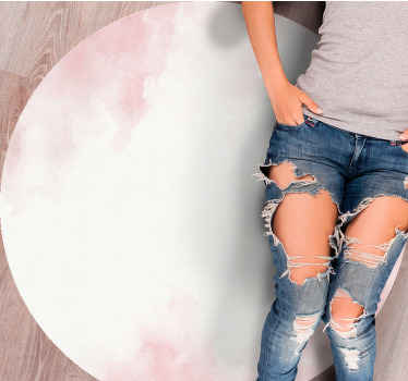 Minimalistična vinilna preproga v okrogli obliki - TenStickers