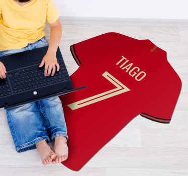 T-shirtda seleção de portugal tapete personalizado - TenStickers