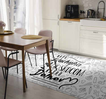 Vinylový koberec kuchyňa je srdcom domova - Tenstickers