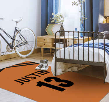 Vinyl vloerkleed Nederlands voetbalshirt - TenStickers