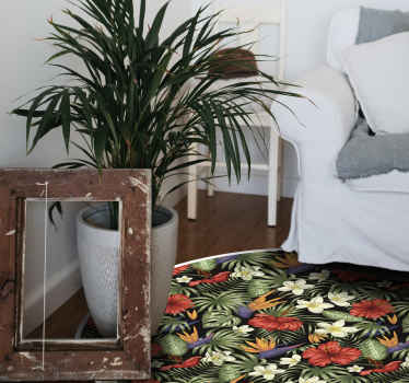 Vinylteppich Natur Tropische Dschungelpflanzen - TenStickers