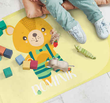 Vinylový koberec plyšový macík - Tenstickers