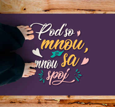 Vinylový koberec Pod somnou - Tenstickers