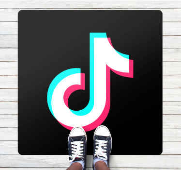 Alfombra vinílica juvenil Tik Tok - TenVinilo