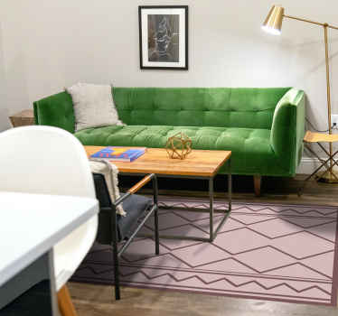 Alfombra vinílica nórdica tonos pastel - TenVinilo