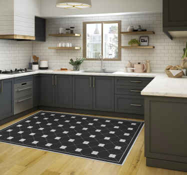 Vinyl tegelkleed vintage bistro stijl - TenStickers