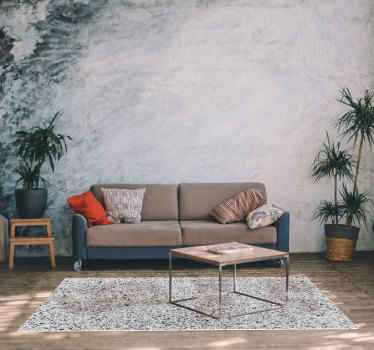 Vinyl tapijt met een grijze granietlook - TenStickers