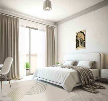 Tappeto in vinile con linee stile minimal - TenStickers