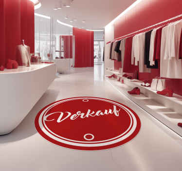 Runder Verkaufs Teppich Vinyl - TenStickers