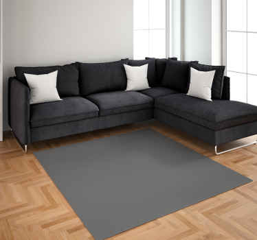 Cracked pepper grey vinyl rug - TenStickers